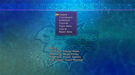 ffx good morning|ffx blitzball prize lists.